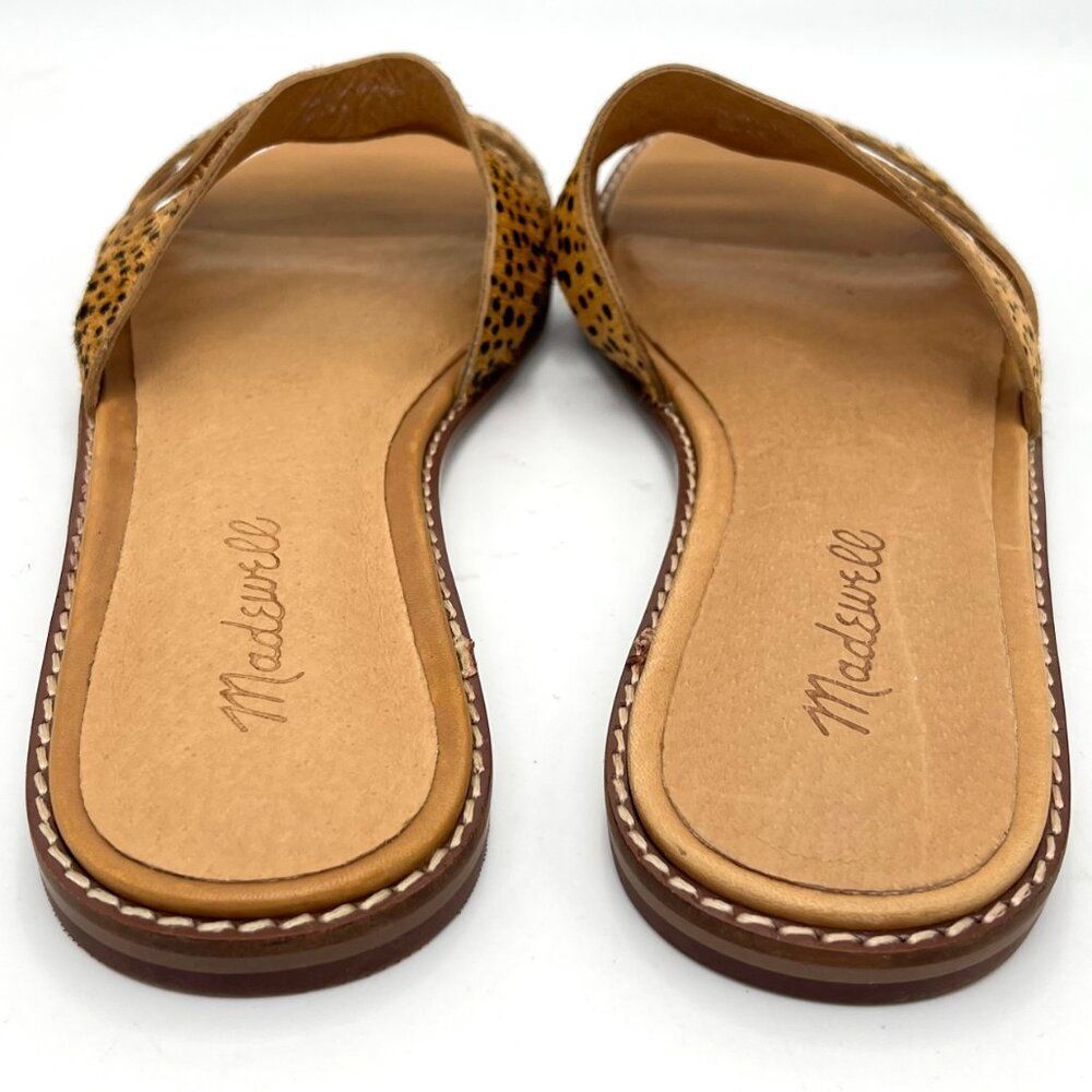 New Madewell Women's Dyed Calf Hair Slip On Sandals - Size 8.5 - Picture 5 of 7